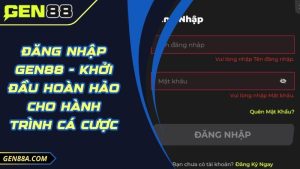 Đăng Nhập Gen88 - Khởi Đầu Hoàn Hảo Cho Hành Trình Cá Cược