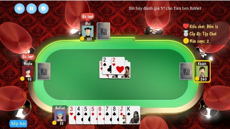 Chia sẻ đôi nét về tựa game tiến lên miền nam hấp dẫn